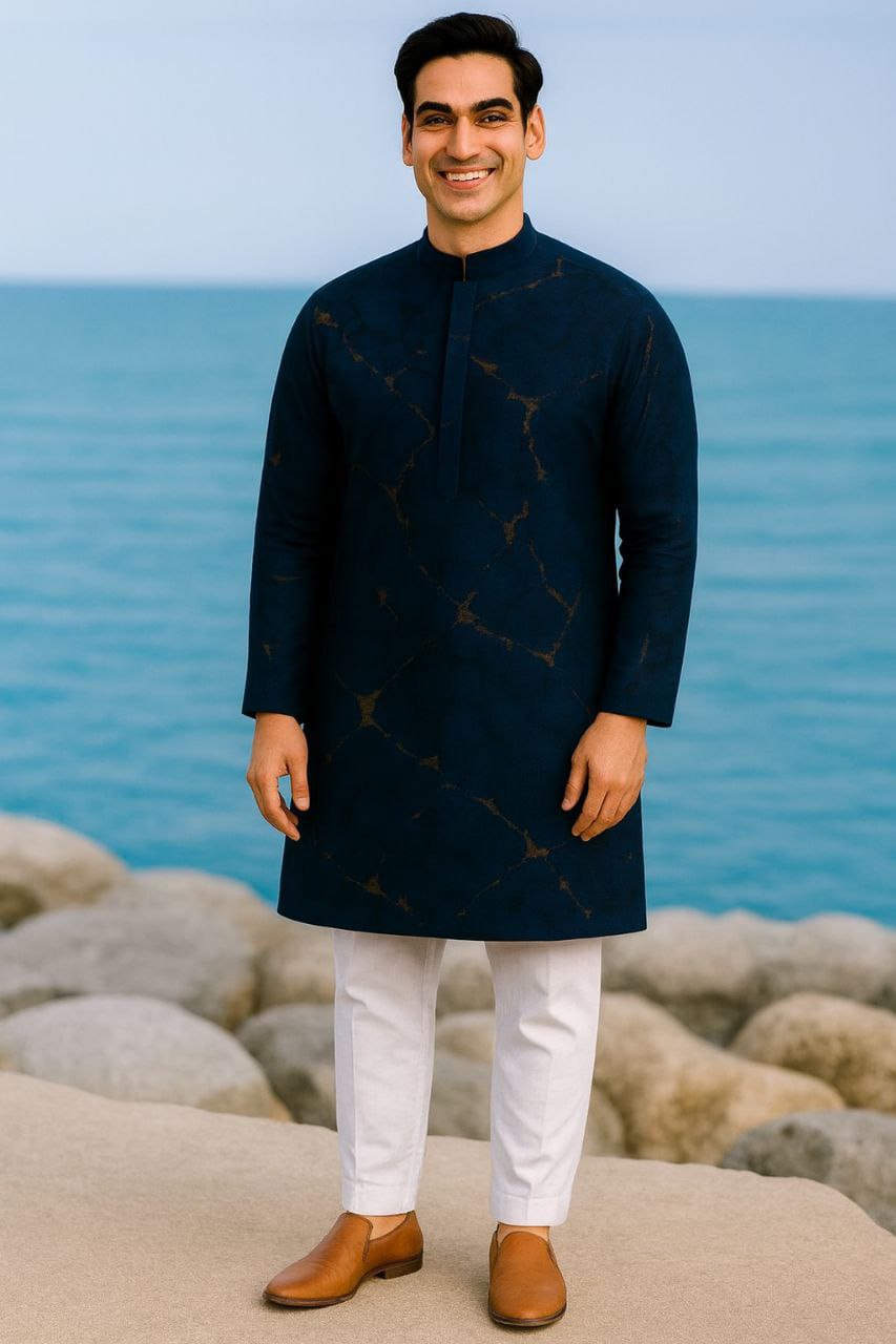 Premium China Micro Stretch Soft Fabric Panjabi for Men