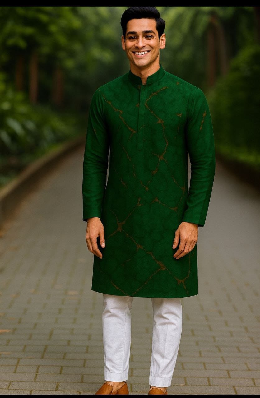 Premium China Micro Stretch Soft Fabric Panjabi for Men