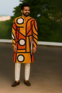 Premium China Micro Stretch Soft Fabric Panjabi for Men