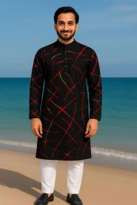 Premium China Micro Stretch Soft Fabric Panjabi for Men