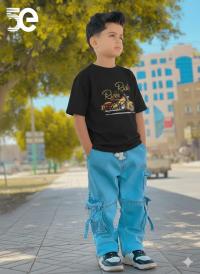 Premium Boys Denim Pant & T-Shirt Set (6-12 Years)