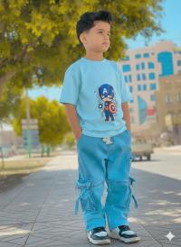 Premium Boys Denim Pant & T-Shirt Set (6-12 Years)