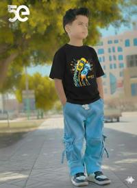 Premium Boys Denim Pant & T-Shirt Set (6-12 Years)