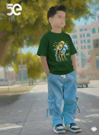 Premium Boys Denim Pant & T-Shirt Set (6-12 Years)