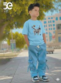 Premium Boys Denim Pant & T-Shirt Set (6-12 Years)