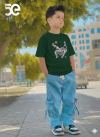 Premium Boys Denim Pant & T-Shirt Set (6-12 Years)