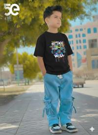 Premium Boys Denim Pant & T-Shirt Set (6-12 Years)