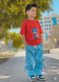 Premium Boys Denim Pant & T-Shirt Set (6-12 Years)