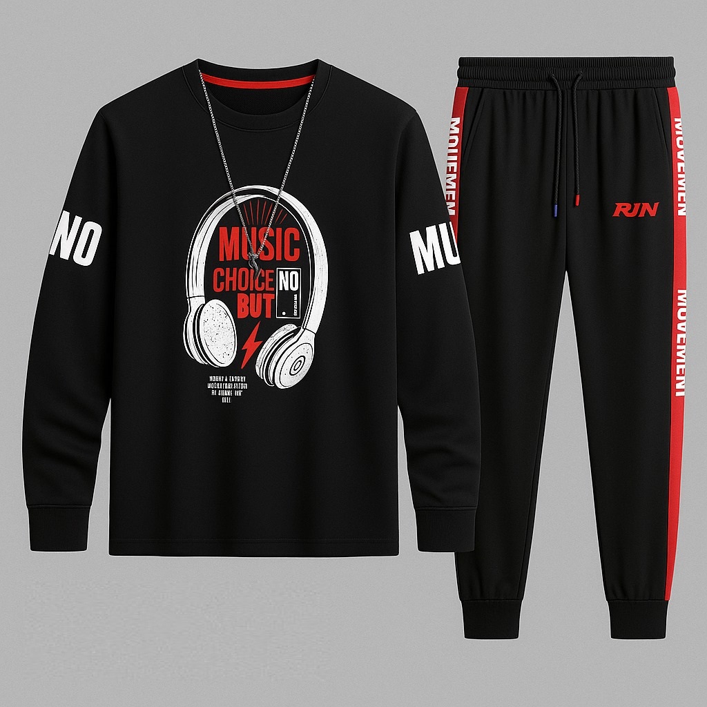 Full Sleeve Tshirt and Trouser Set ⭐⭐⭐⭐