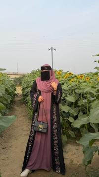 Premium Dubai Cherry Fabric Embroidery Koti Borka with Matching Hijab