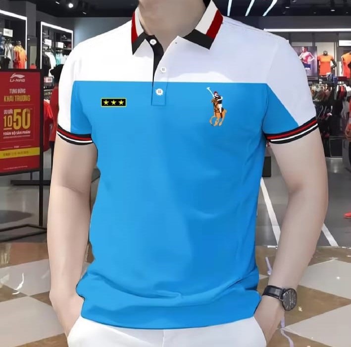 Premium PK Cotton Half Sleeve Polo Shirt for Men - Export Quality