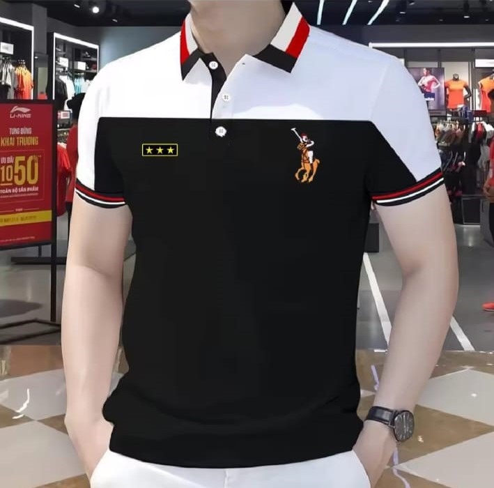 Premium PK Cotton Half Sleeve Polo Shirt for Men - Export Quality