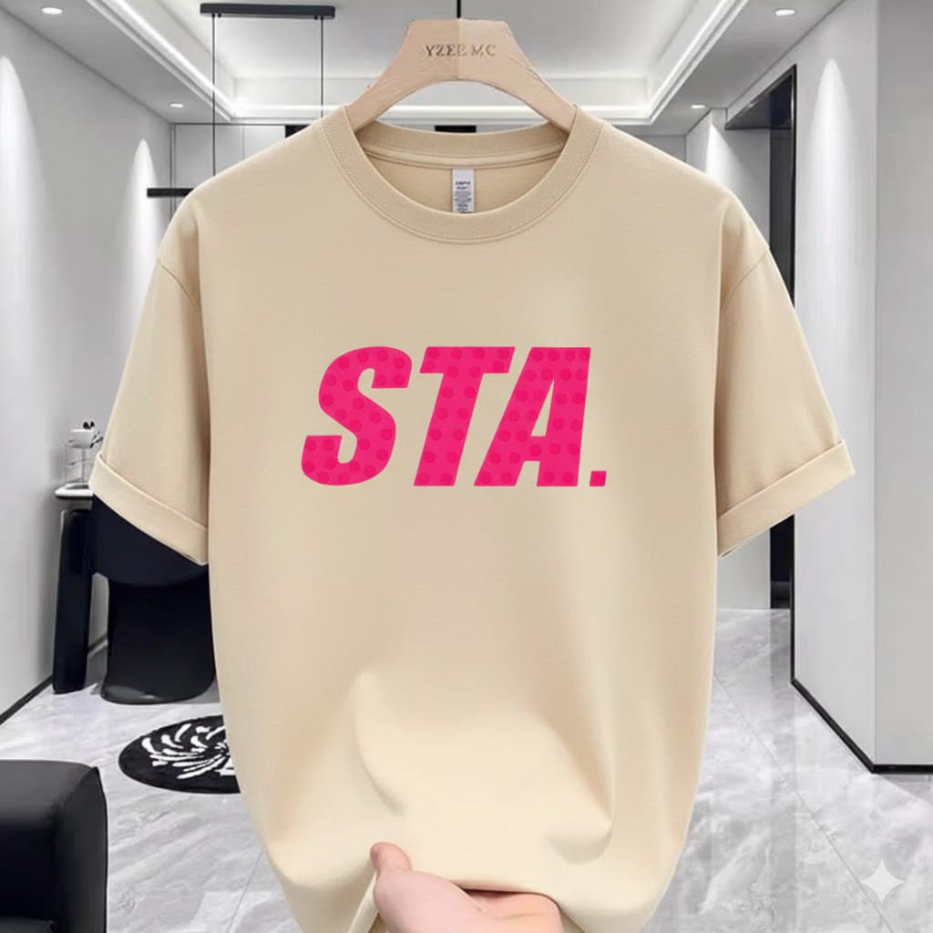 Premium 220 GSM Drop Shoulder T-Shirt for Men - Cotton Spandex Mix