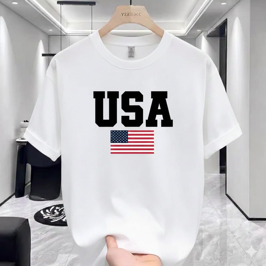 Premium 220 GSM Drop Shoulder T-Shirt - Cotton Spandex Mix with High-Quality DTF Print