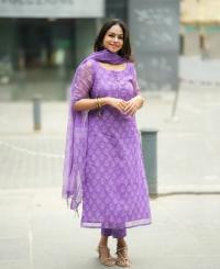 Premium Readymade Kota Fabric Batik Print Three-Piece Set