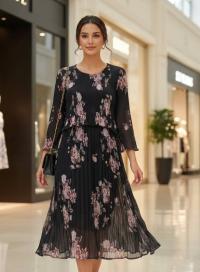 Luxury Jorjet One-Piece Gown with Inner & Matching Pant Set