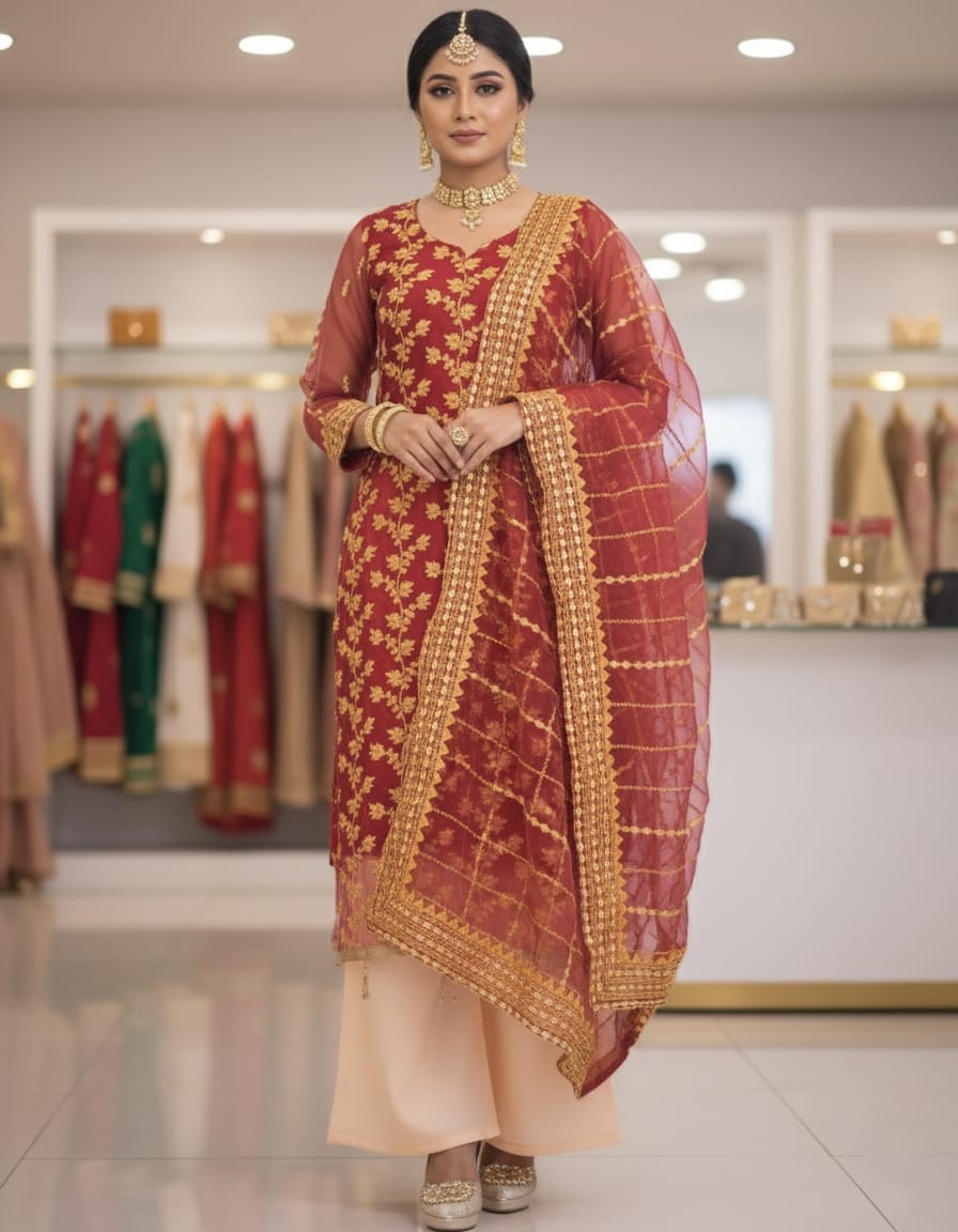 Organza Three Piece ⭐⭐⭐⭐