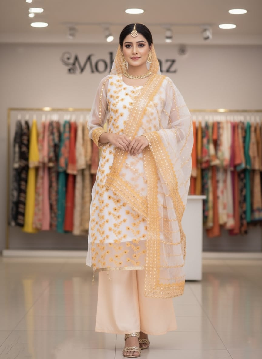 Organza Three Piece ⭐⭐⭐⭐