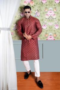Stylish Print Panjabi