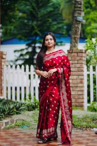 Japani Silk Skin Print Sharee with Blouse Piece ⭐⭐⭐⭐