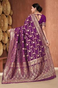 Japani Silk Skin Print Sharee with Blouse Piece