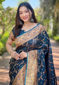 Japani Silk Skin Print Sharee with Blouse Piece ⭐⭐⭐⭐