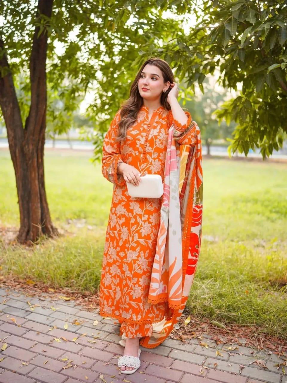 Digital Print Three Piece 19