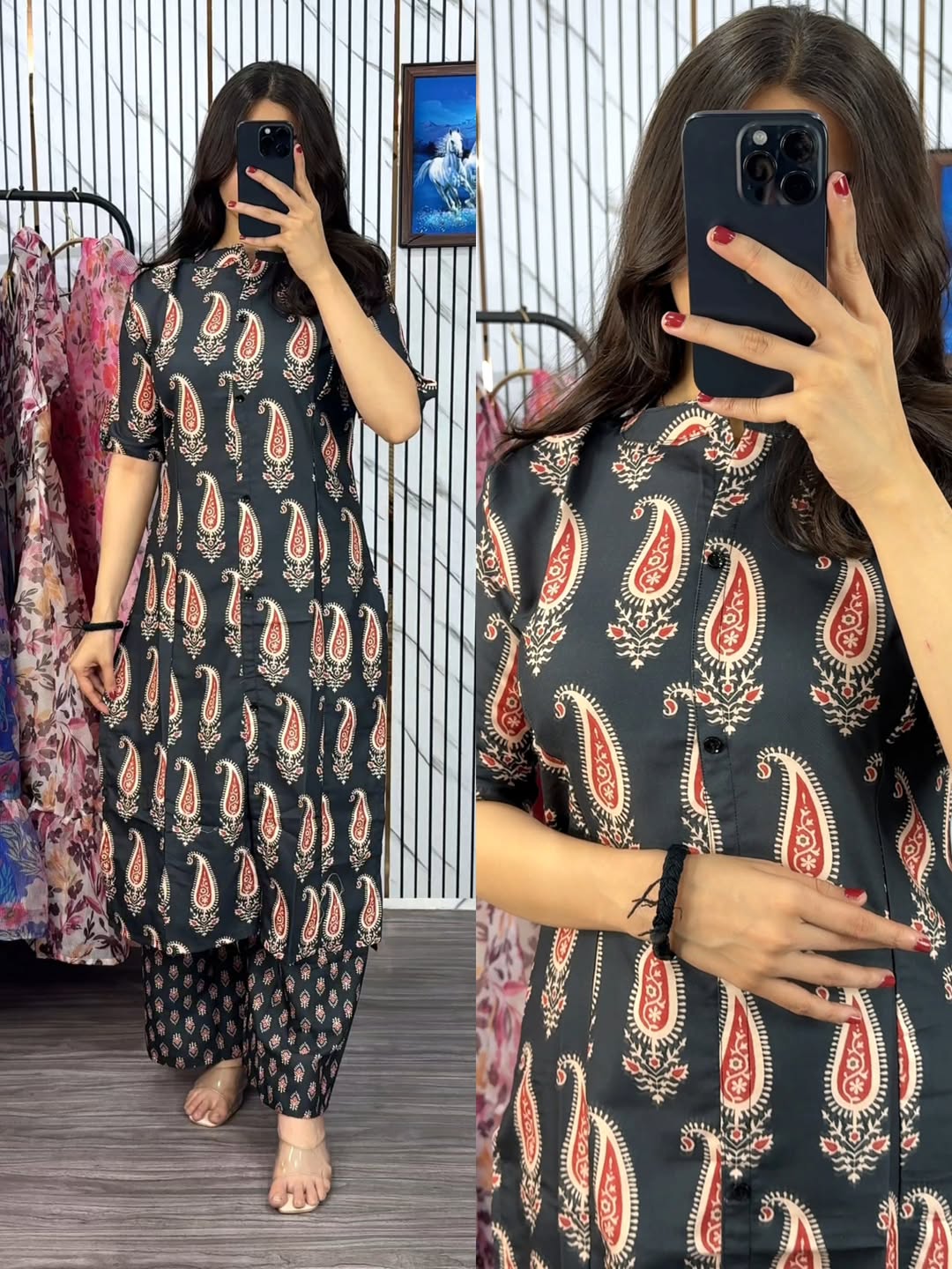 Readymade Two Piece Kurti Set
