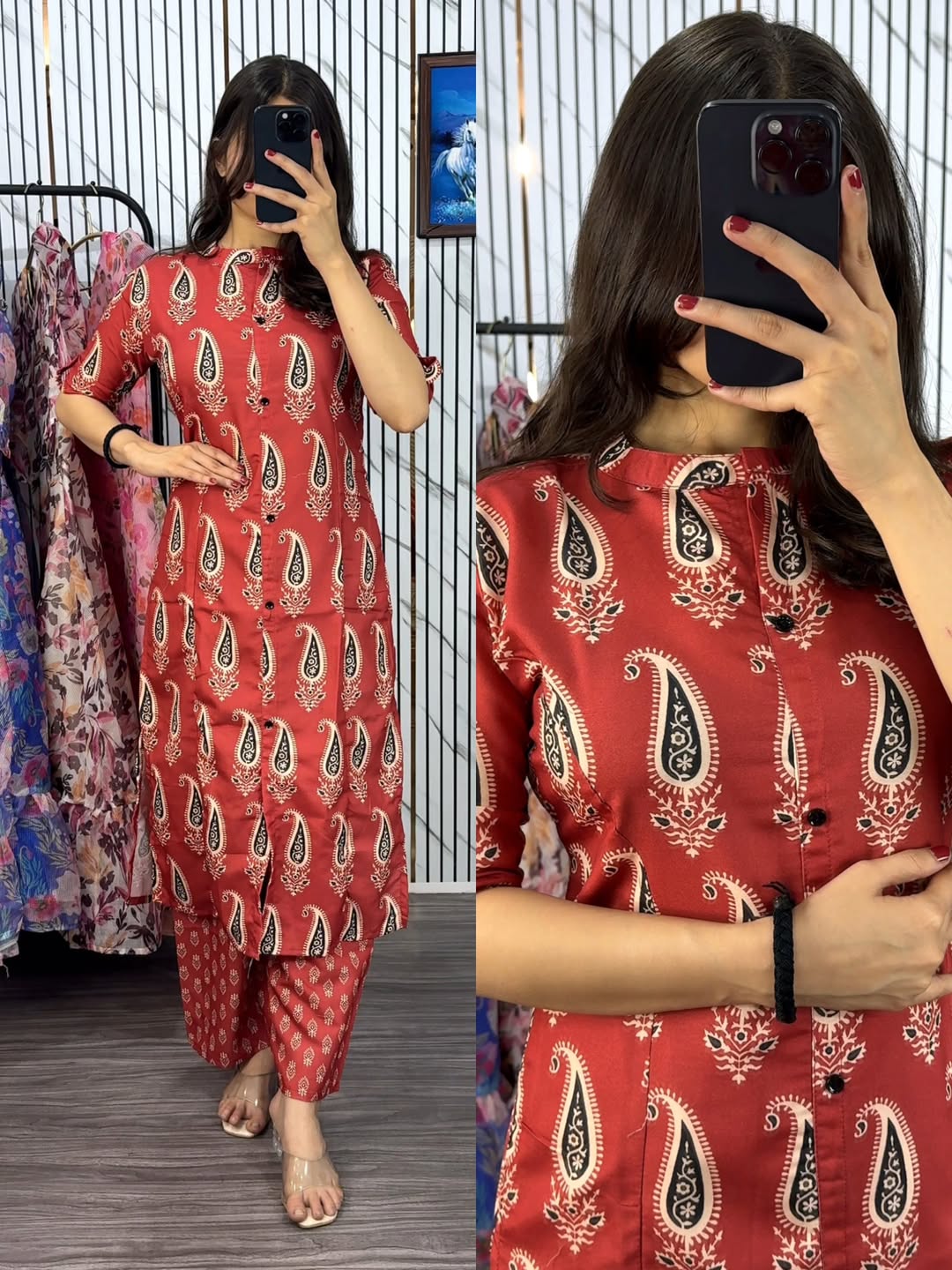 Readymade Two Piece Kurti Set