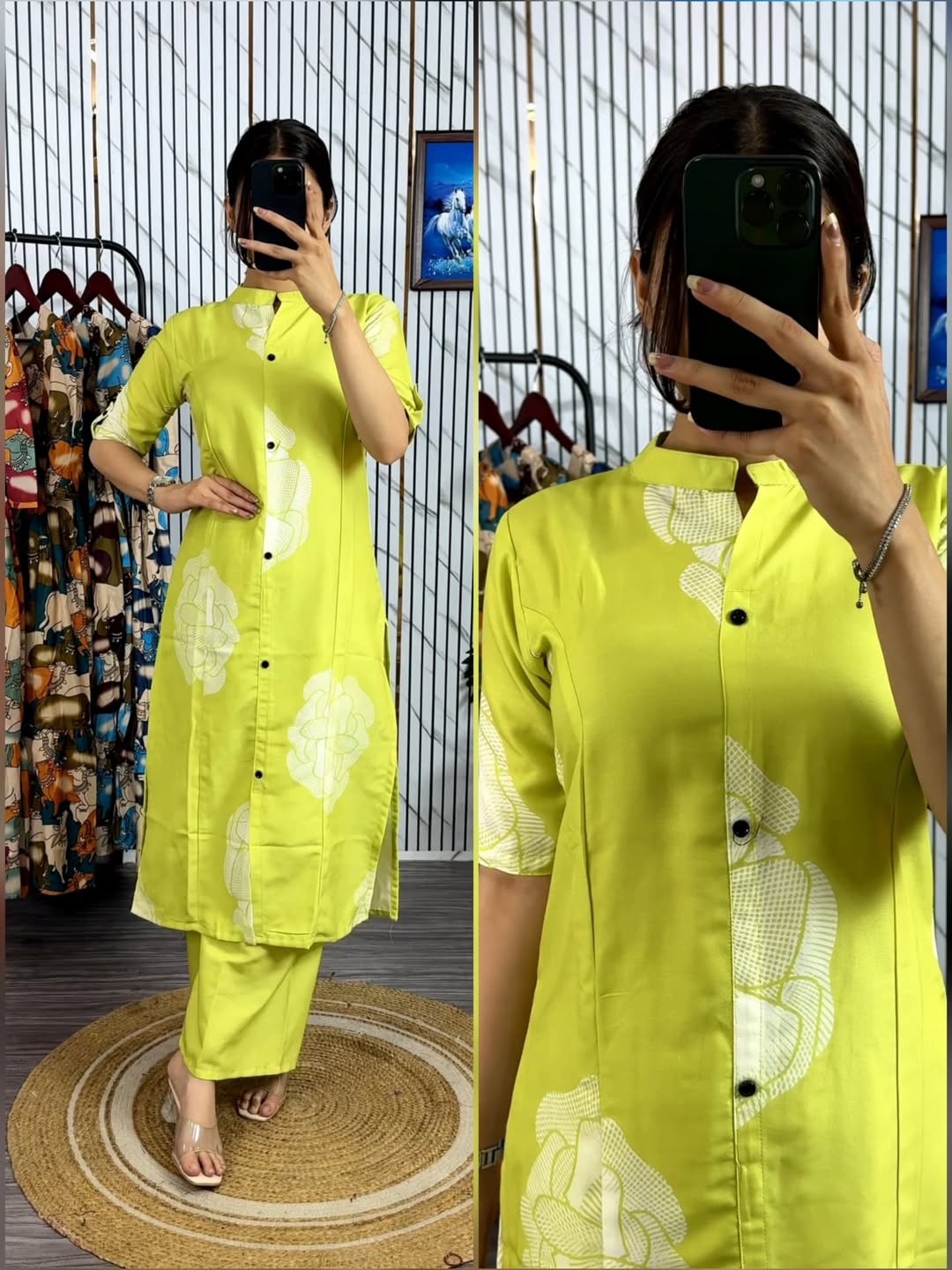 Readymade Two Piece Kurti Set