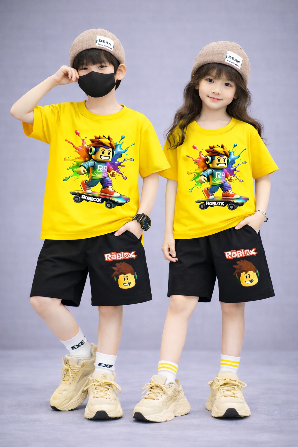 Drop Shoulder Baby TShirt and Pant Set