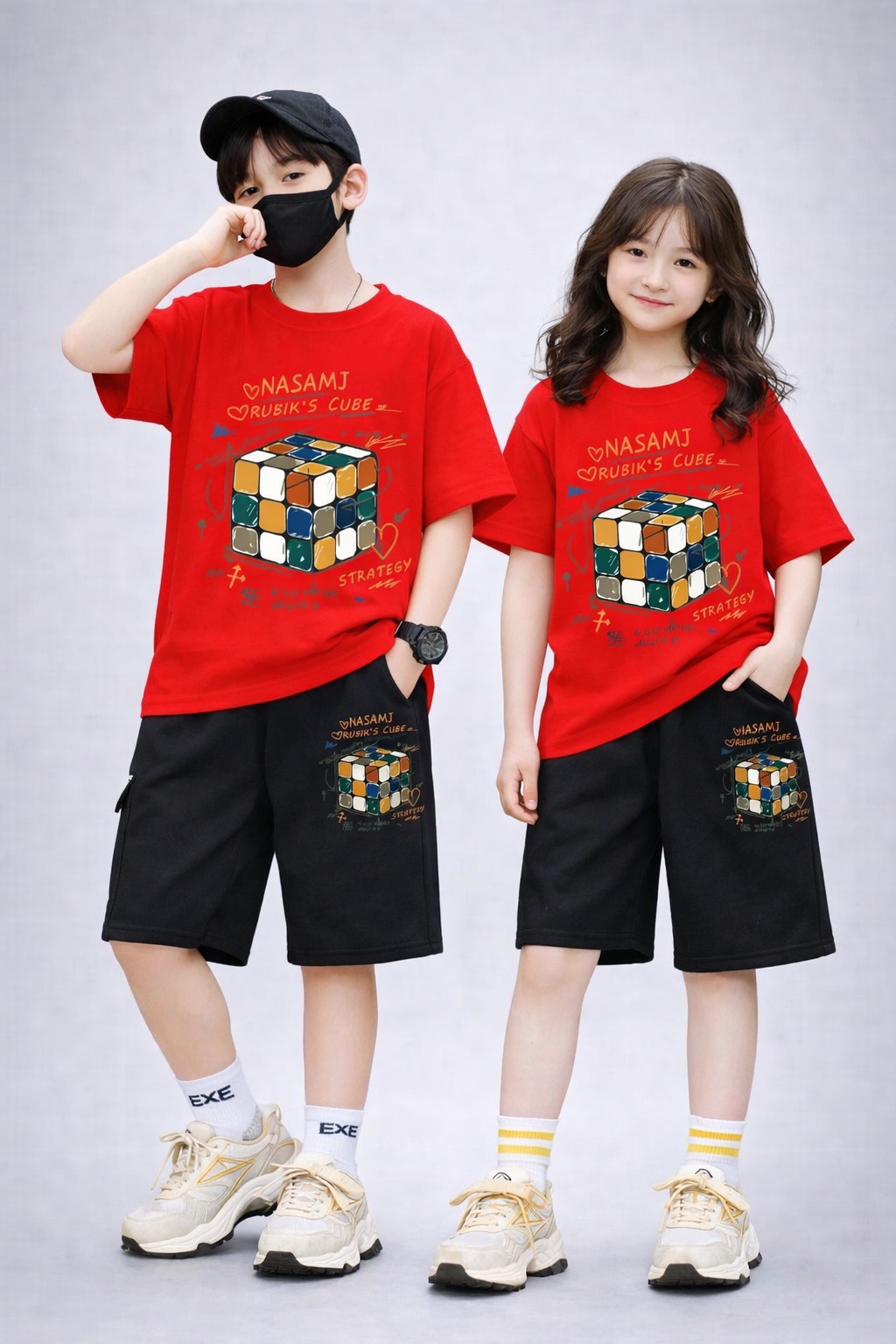 Drop Shoulder Baby TShirt and Pant Set