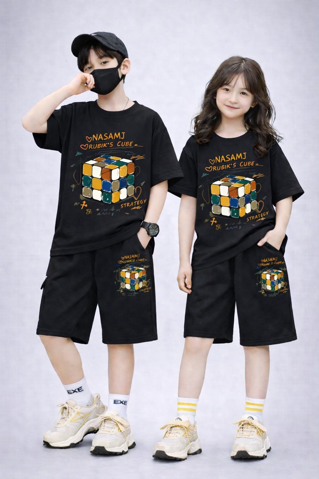 Drop Shoulder Baby TShirt and Pant Set