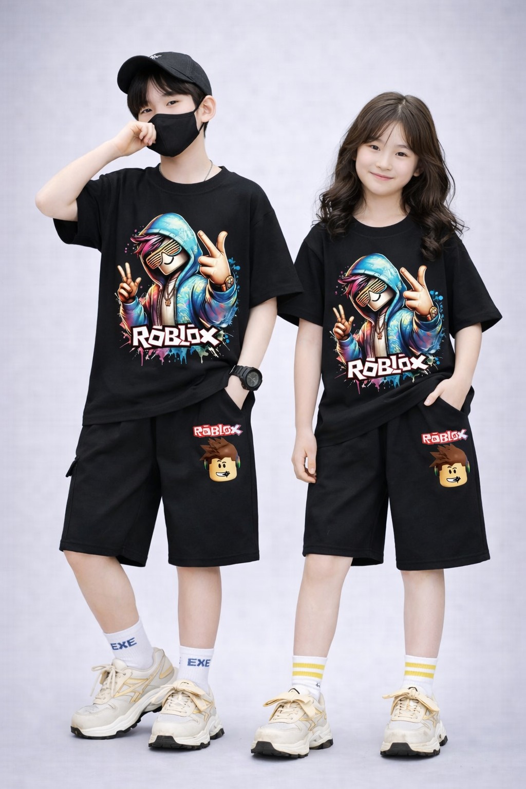 Drop Shoulder Baby TShirt and Pant Set
