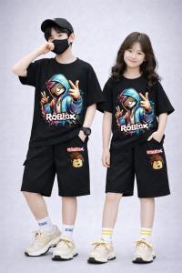 Drop Shoulder Baby TShirt and Pant Set