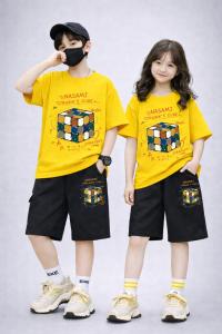 Drop Shoulder Baby TShirt and Pant Set