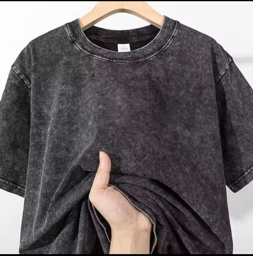 Premium Acid Wash Drop Shoulder T-Shirt ⭐⭐⭐⭐⭐