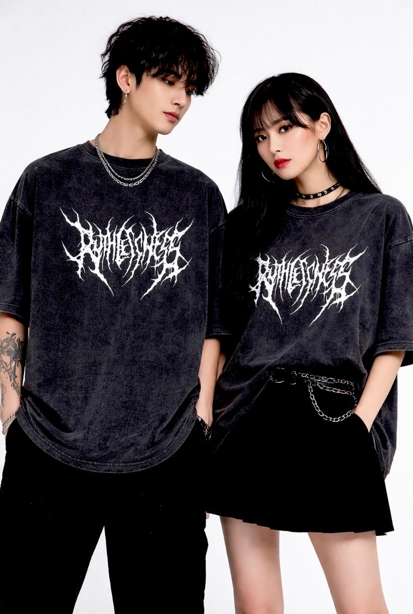 Premium Acid Wash Drop Shoulder T-Shirt