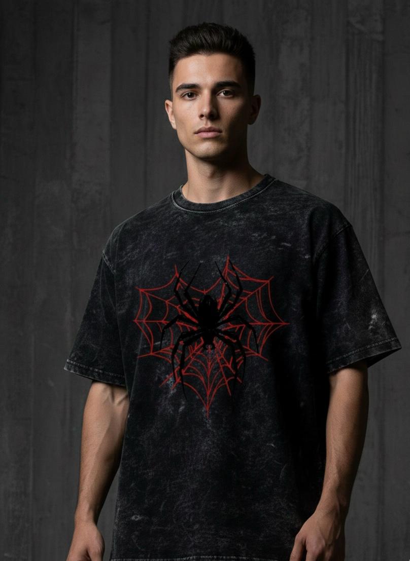 Premium Acid Wash Drop Shoulder T-Shirt