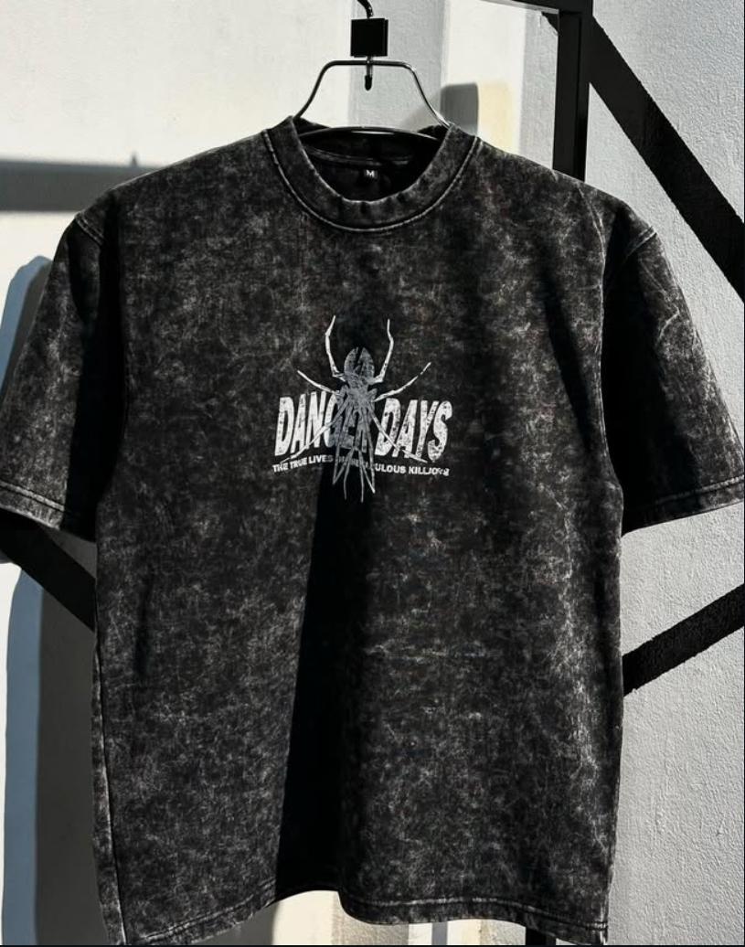 Premium Acid Wash Drop Shoulder T-Shirt