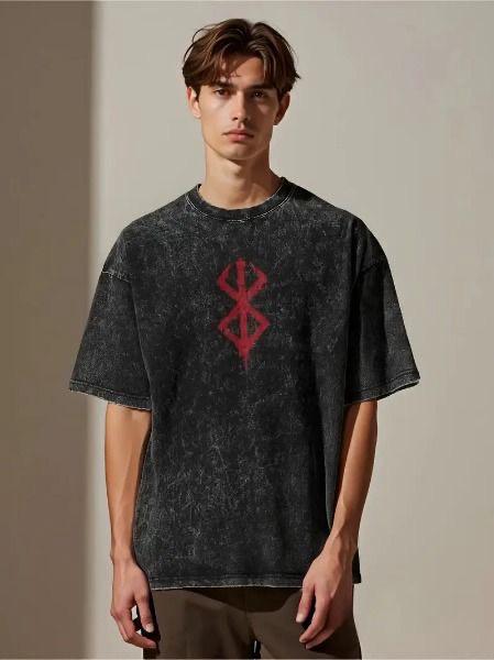 Premium Acid Wash Drop Shoulder T-Shirt
