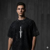 Premium Acid Wash Drop Shoulder T-Shirt