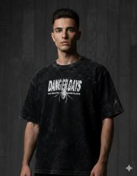Premium Acid Wash Drop Shoulder T-Shirt