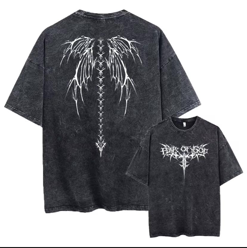 Premium 250+ GSM Acid Wash Drop Shoulder T-Shirt for Men