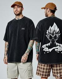 Premium 250+ GSM Acid Wash Drop Shoulder T-Shirt for Men