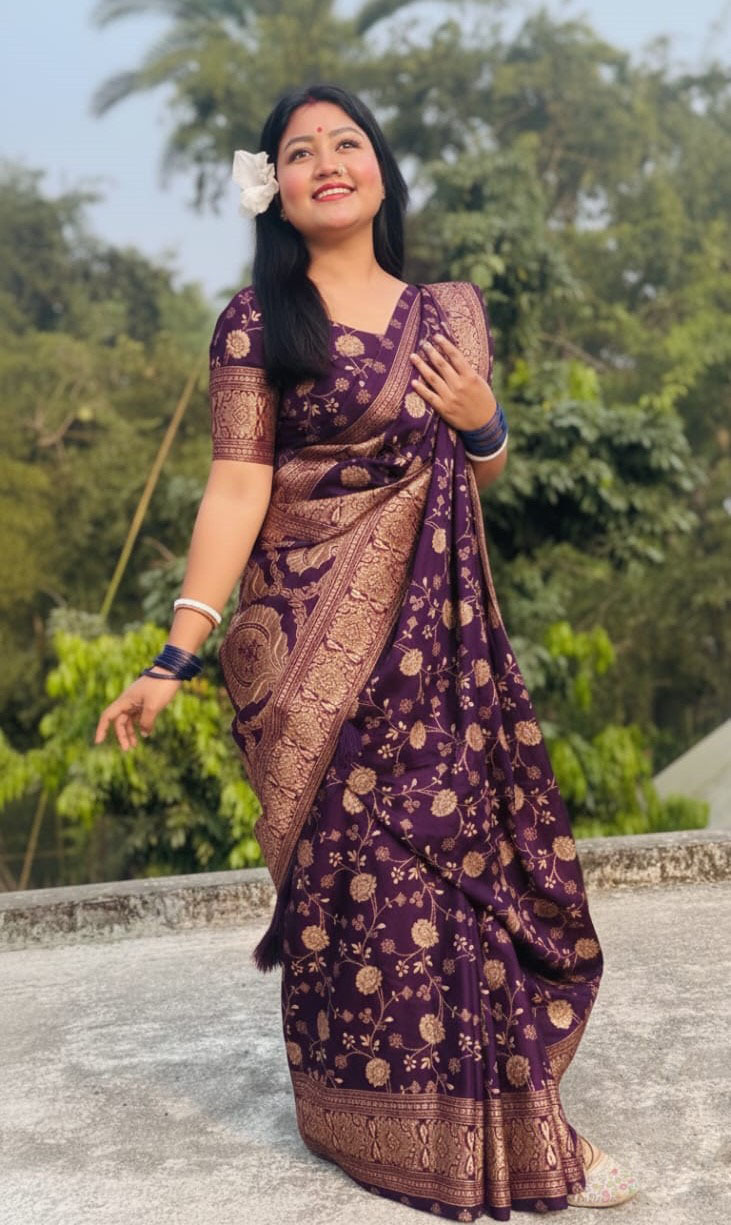 Japani Silk Sharee with Blouse Piece ⭐⭐⭐⭐