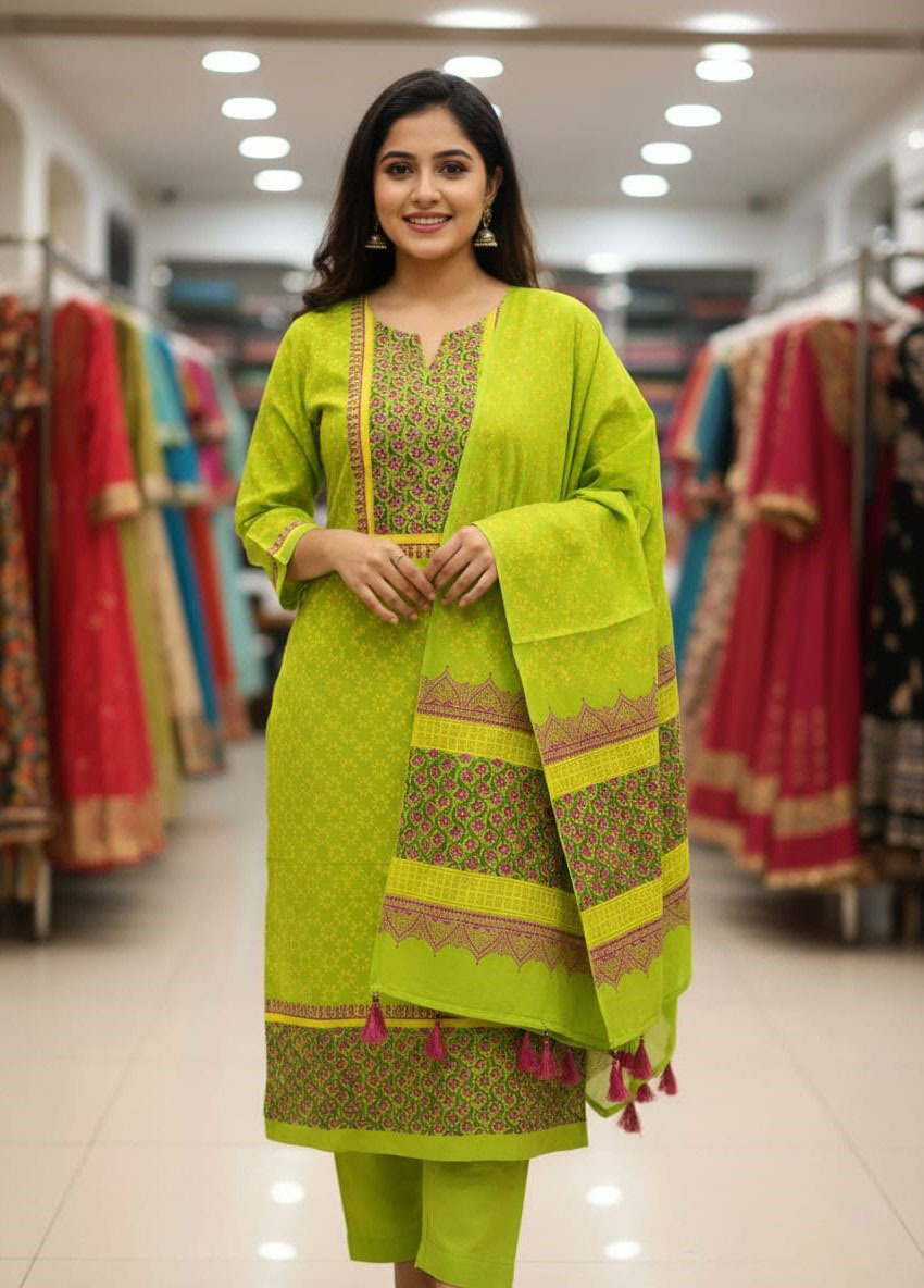 Block Print Three Piece ⭐⭐⭐