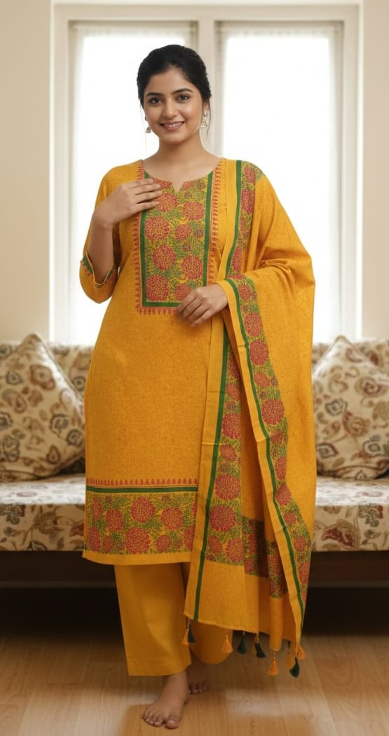 Block Print Three Piece ⭐⭐⭐