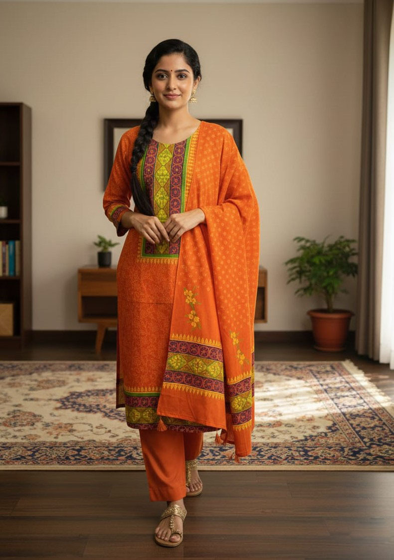 Block Print Three Piece ⭐⭐⭐