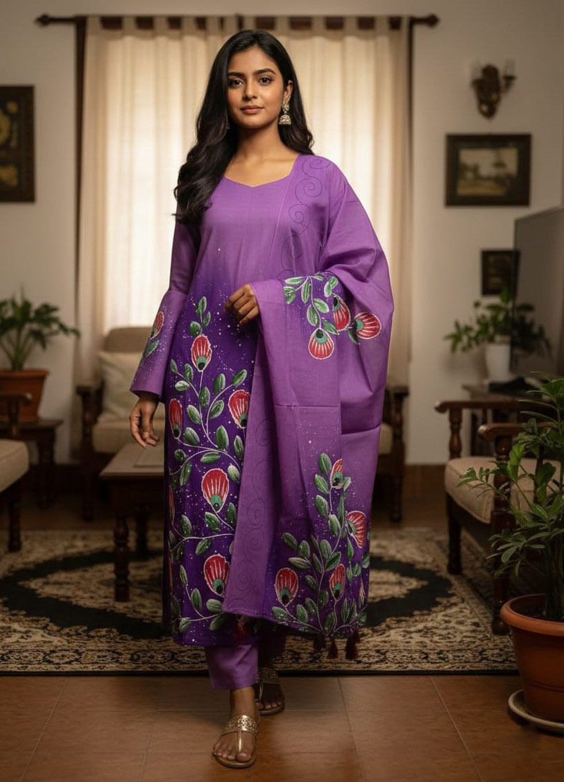 Block Print Three Piece ⭐⭐⭐